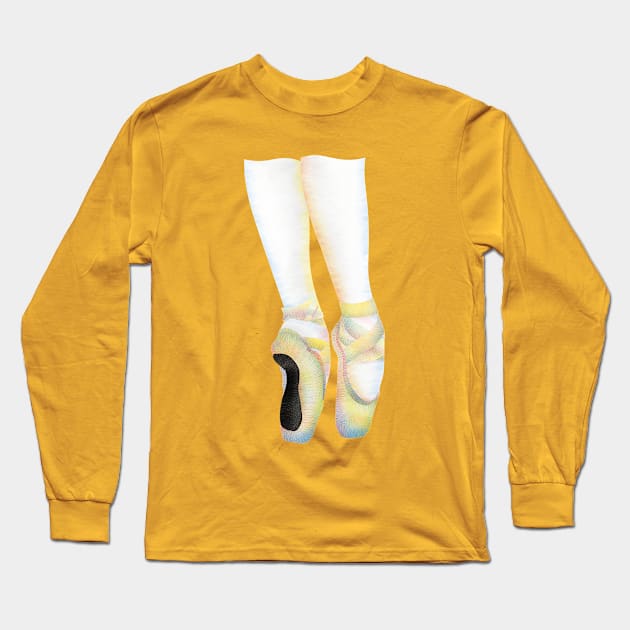 Ballet Dancer Long Sleeve T-Shirt by mailboxdisco